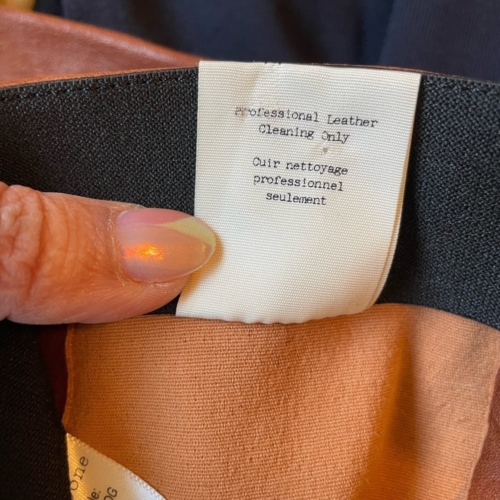 Rag & bone Brown 100% Lamb Leather Pants - Picture 5 of 13